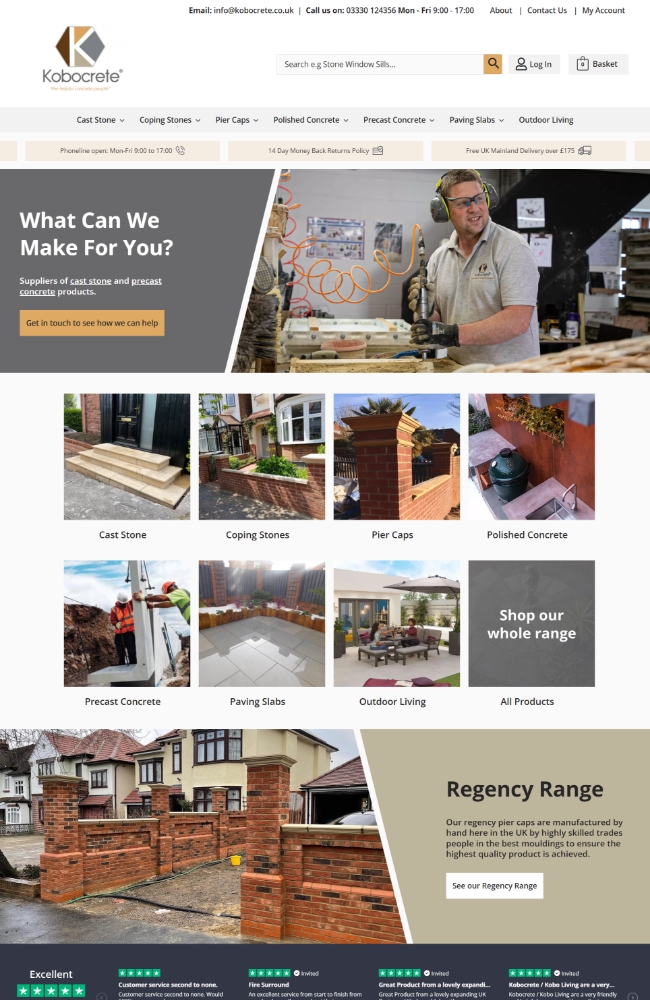 Example of UX Websites in Devon and Somerset.