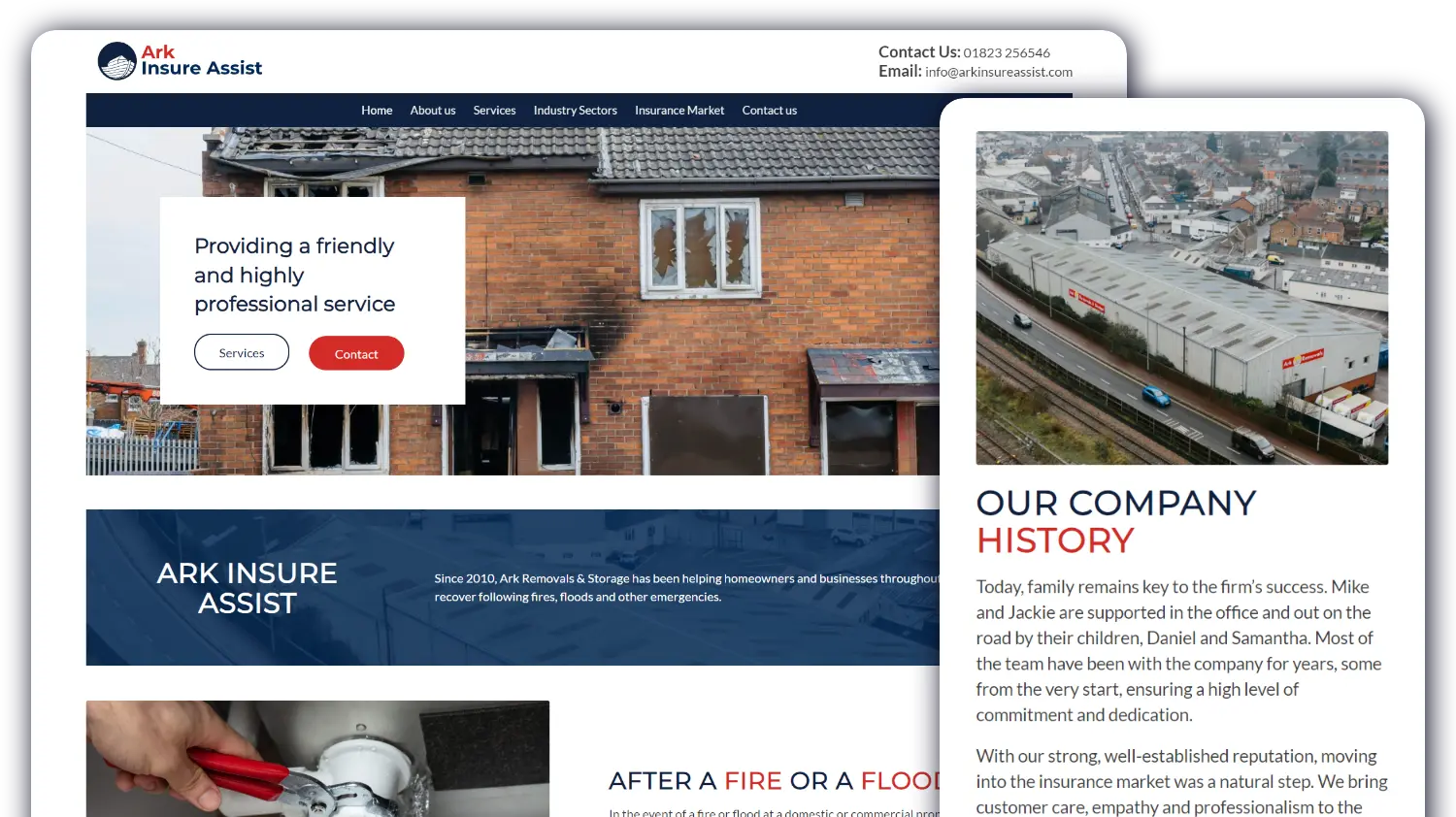 Ark Insure Assist - Website by Blaze