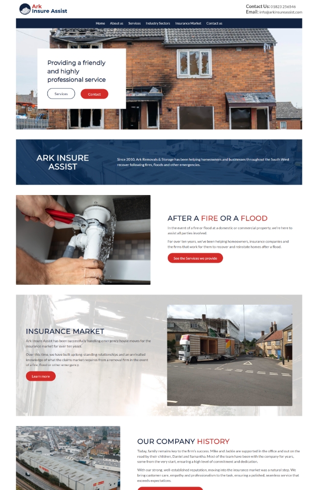 Ark Insure Assist Website