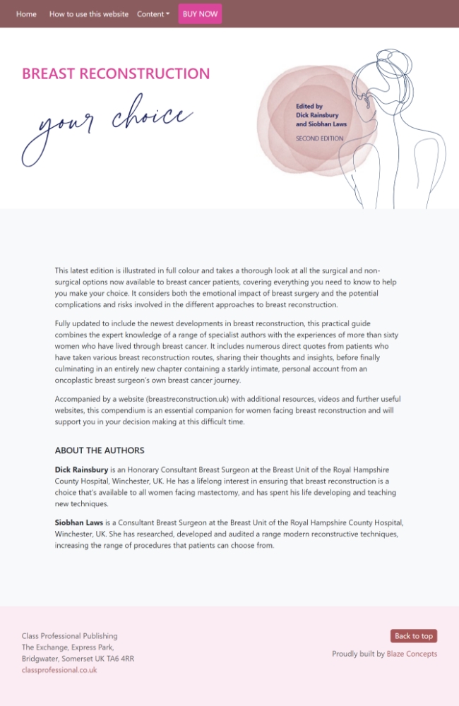 Breast Reconstruction Website