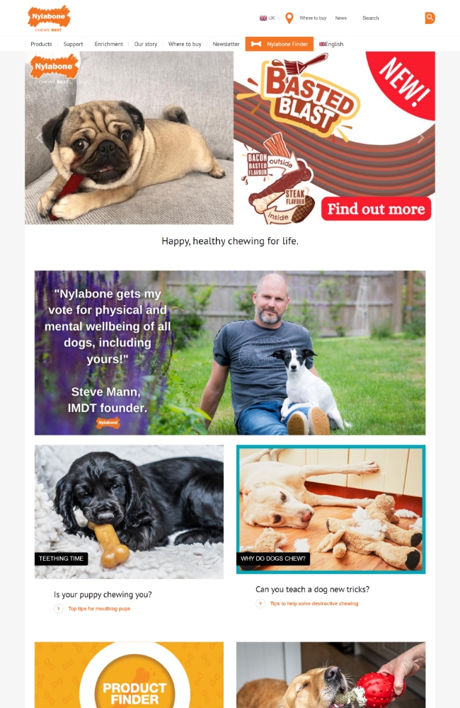 Nylabone Website