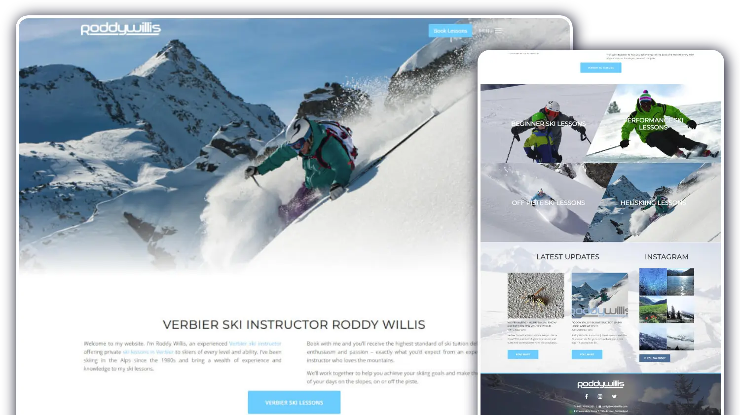 Roddy Willis - Website by Blaze Concepts