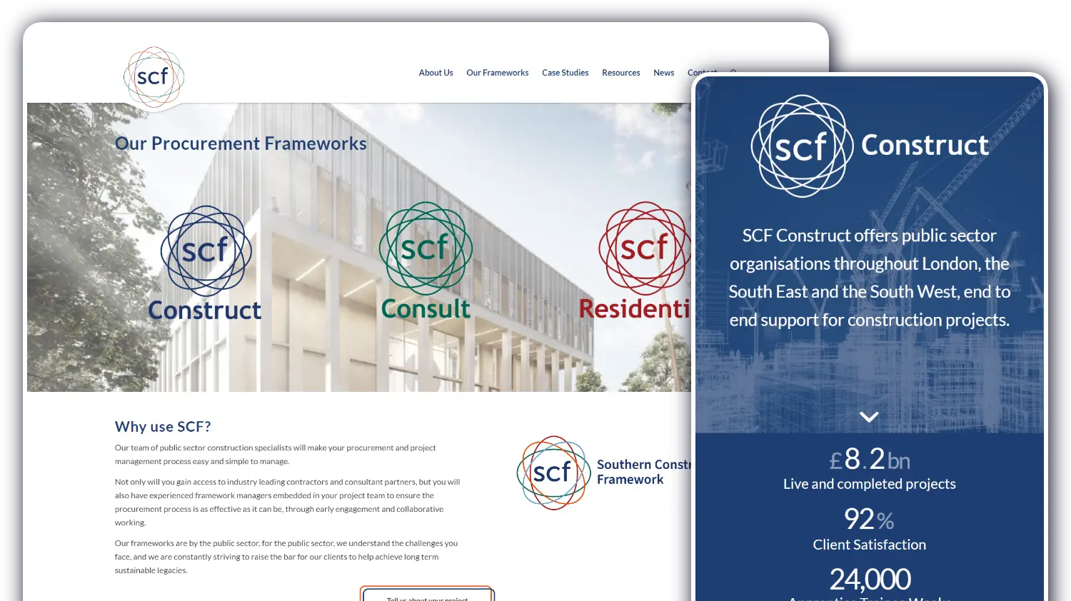 SCF - Website by Blaze