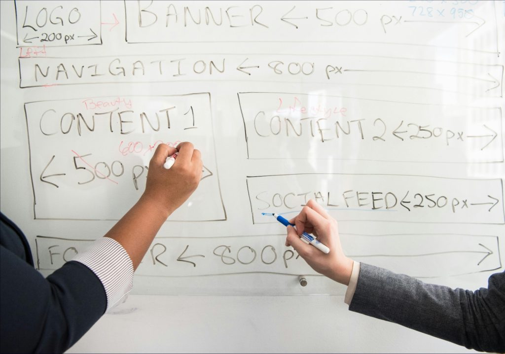 Website Planning Whiteboard